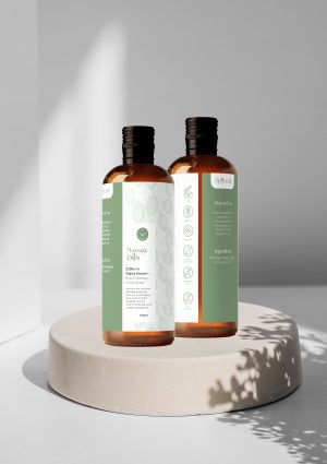 Zabibu la Majani Kisiwani Massage Oil